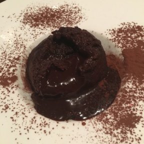 Gluten-free chocolate cake from Il Viaggio
